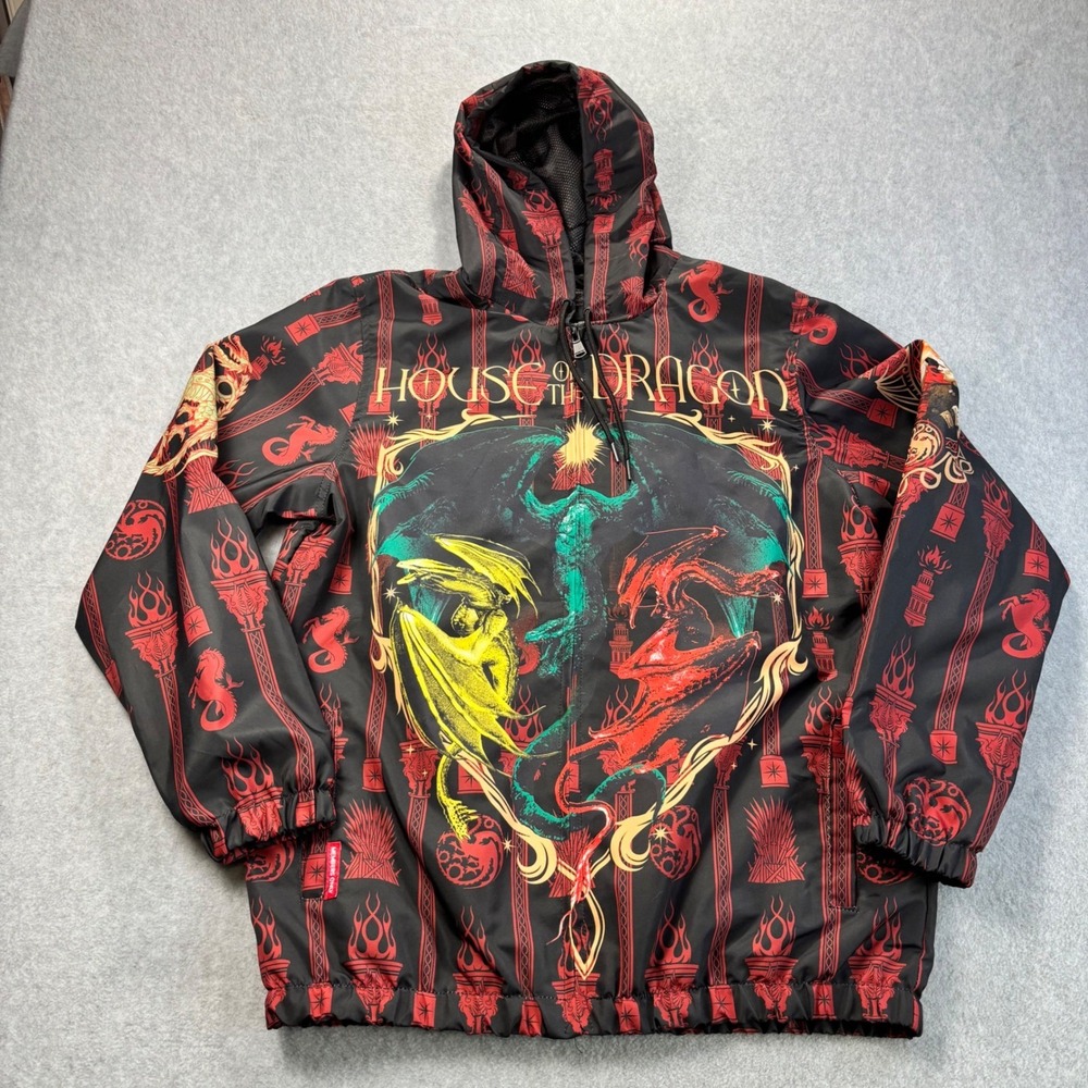 House of‎ the Dragon Members Only Graphic Lightweight Jacket Size M NWOT